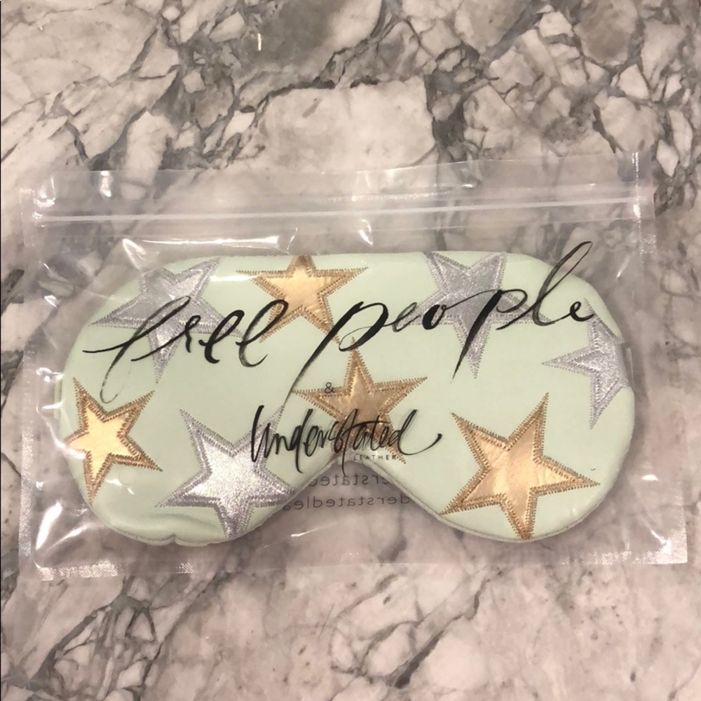 Free people leather sleep mask
